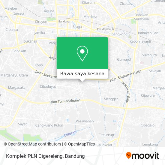 Peta Komplek PLN Cigereleng