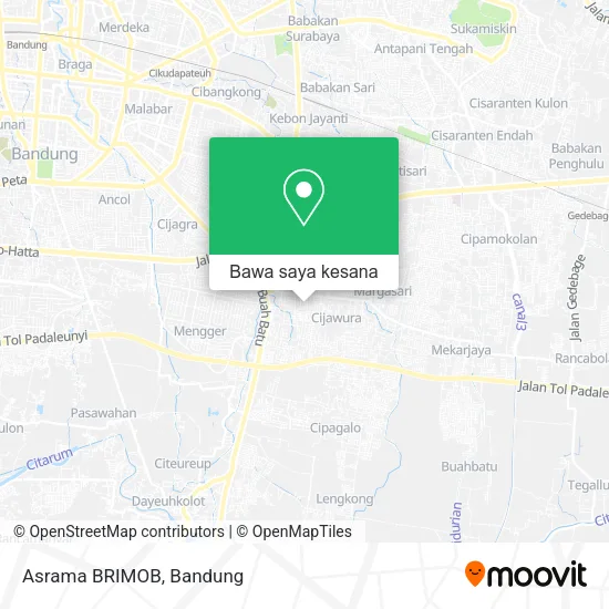 Peta Asrama BRIMOB