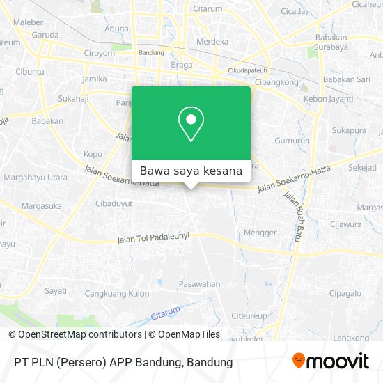 Peta PT PLN (Persero) APP Bandung