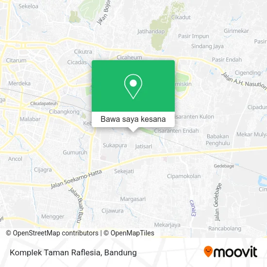 Peta Komplek Taman Raflesia