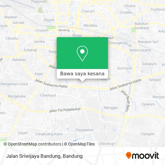 Cara ke Jalan Sriwijaya Bandung menggunakan Bis?