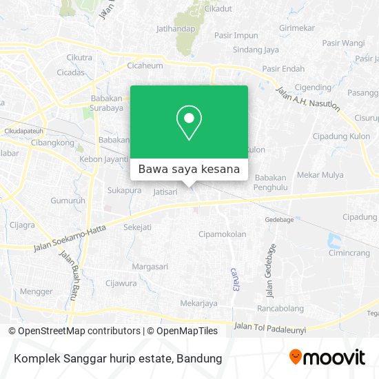 Peta Komplek Sanggar hurip estate