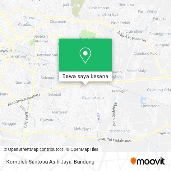 Peta Komplek Santosa Asih Jaya