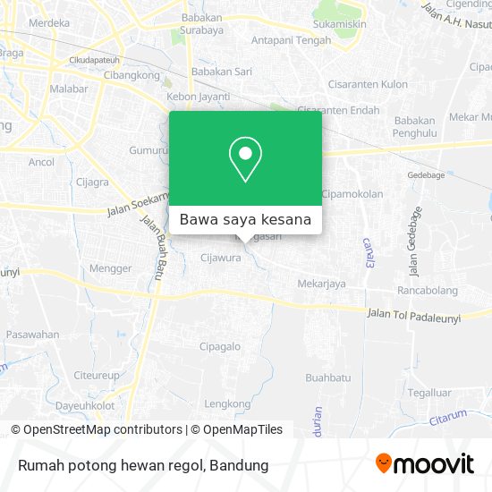 Peta Rumah potong hewan regol