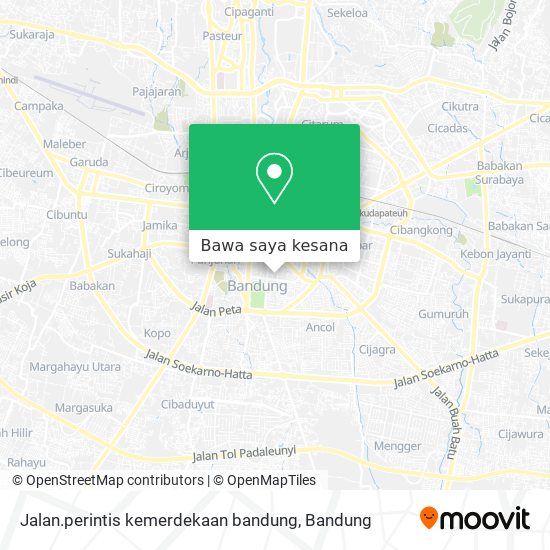 Peta Jalan.perintis kemerdekaan bandung