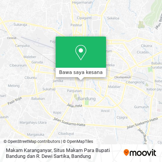 Peta Makam Karanganyar, Situs Makam Para Bupati Bandung dan R. Dewi Sartika