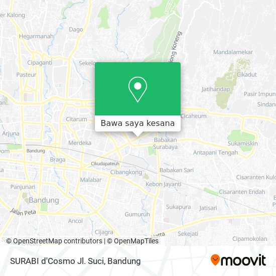 Peta SURABI d'Cosmo Jl. Suci