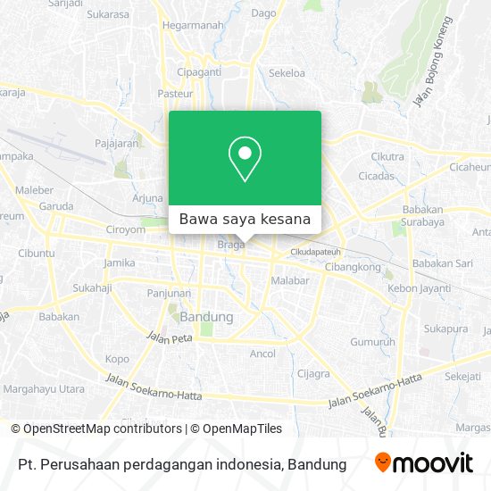 Peta Pt. Perusahaan perdagangan indonesia