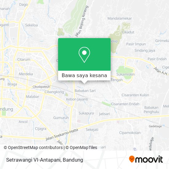 Peta Setrawangi VI-Antapani