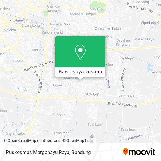 Peta Puskesmas Margahayu Raya