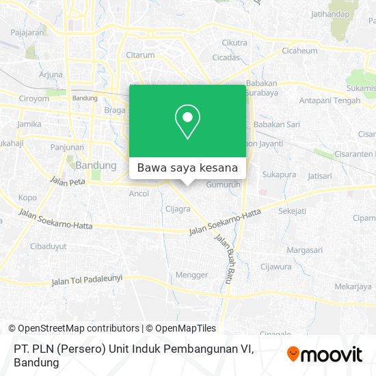 Peta PT. PLN (Persero) Unit Induk Pembangunan VI