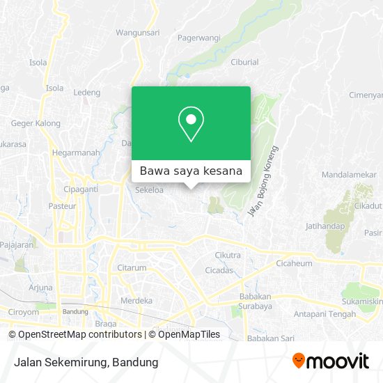 Peta Jalan Sekemirung