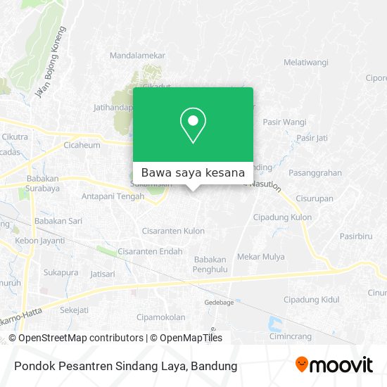 Peta Pondok Pesantren Sindang Laya