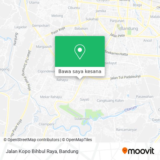 Peta Jalan Kopo Bihbul Raya