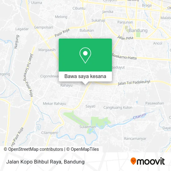 Peta Jalan Kopo Bihbul Raya