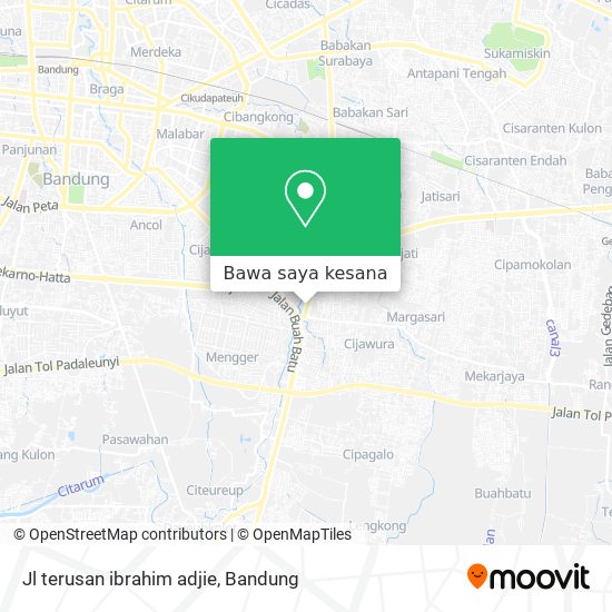 Peta Jl terusan ibrahim adjie