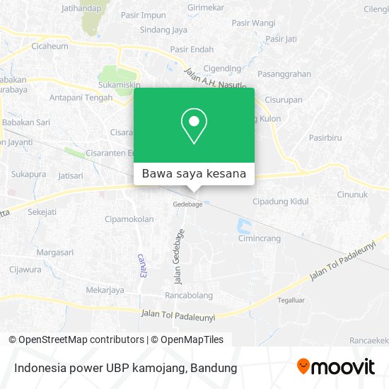 Peta Indonesia power UBP kamojang