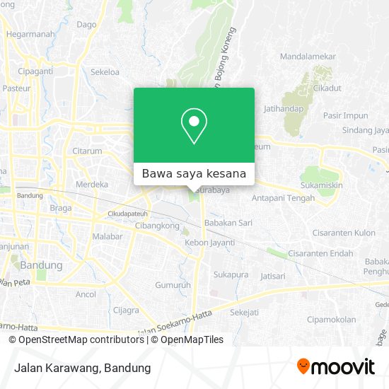 Peta Jalan Karawang