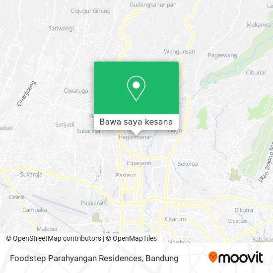 Peta Foodstep Parahyangan Residences