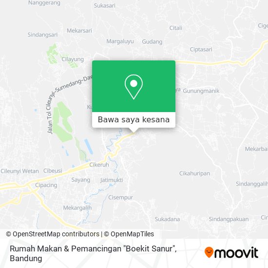 Peta Rumah Makan & Pemancingan "Boekit Sanur"