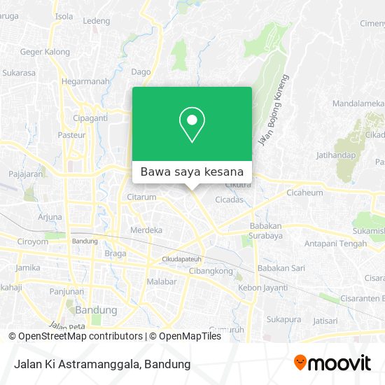 Peta Jalan Ki Astramanggala