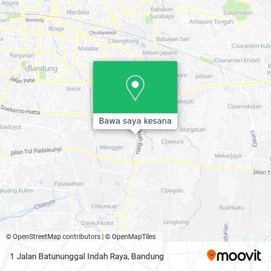 Peta 1 Jalan Batununggal Indah Raya