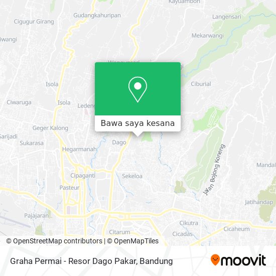 Peta Graha Permai - Resor Dago Pakar
