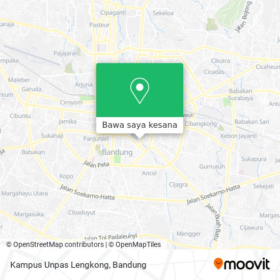 Peta Kampus Unpas Lengkong