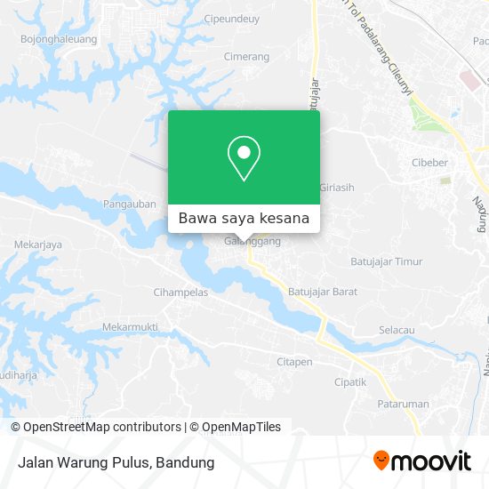 Peta Jalan Warung Pulus