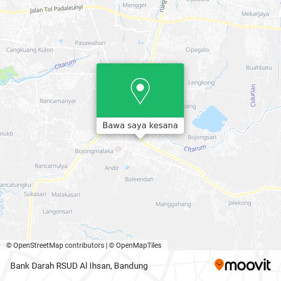 Peta Bank Darah RSUD Al Ihsan