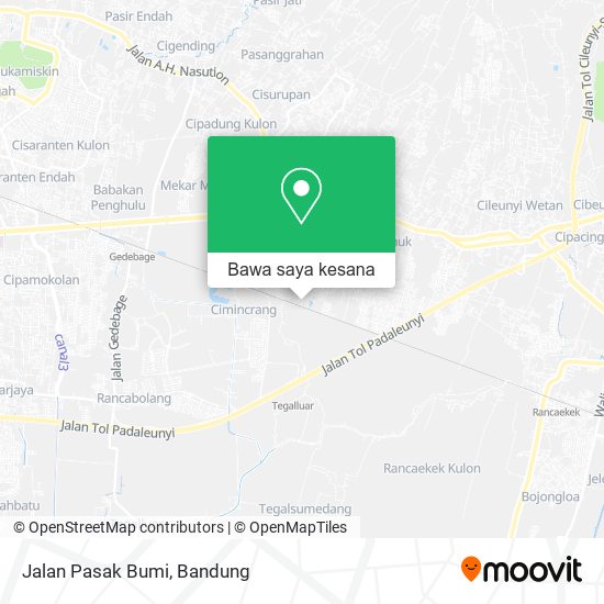 Peta Jalan Pasak Bumi