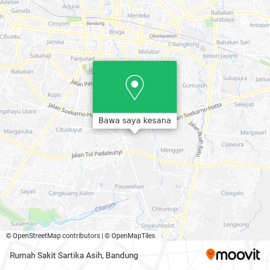 Peta Rumah Sakit Sartika Asih