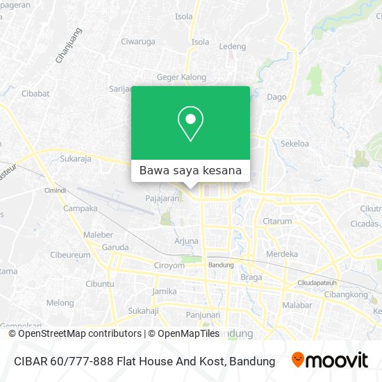 Peta CIBAR 60 / 777-888 Flat House And Kost