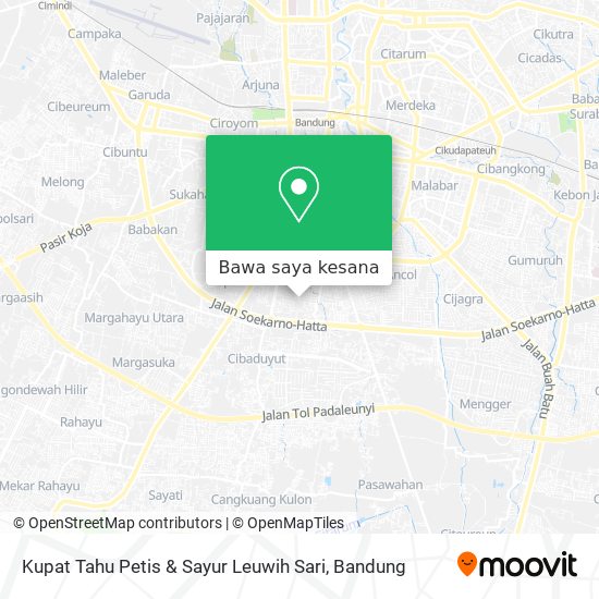 Peta Kupat Tahu Petis & Sayur Leuwih Sari