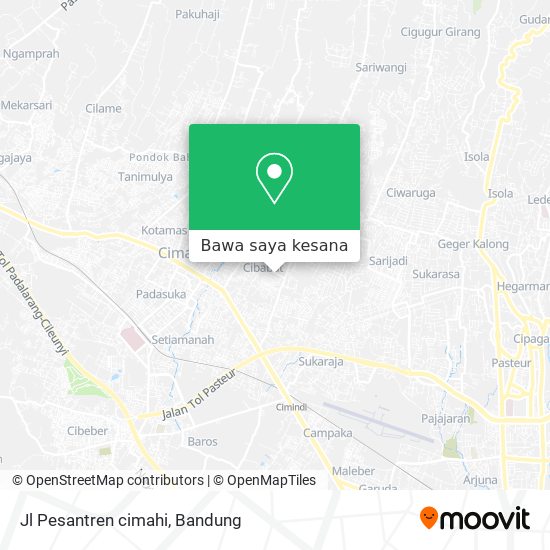 Peta Jl Pesantren cimahi