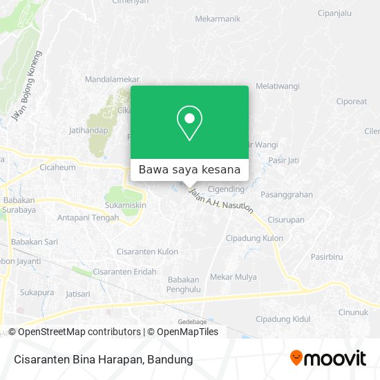Peta Cisaranten Bina Harapan
