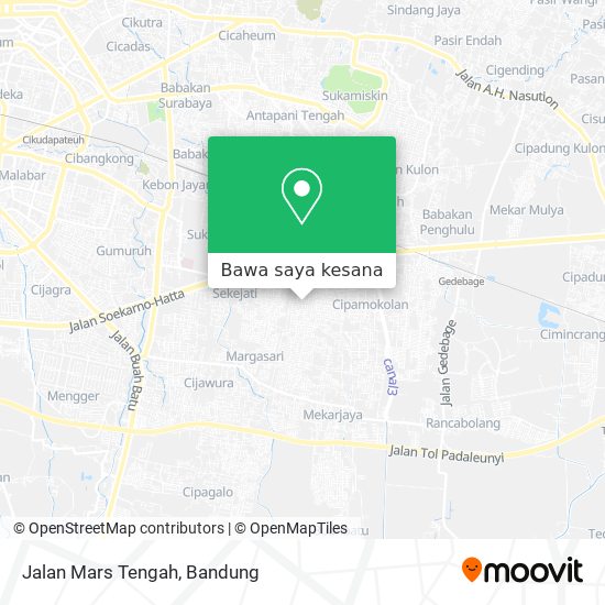 Peta Jalan Mars Tengah