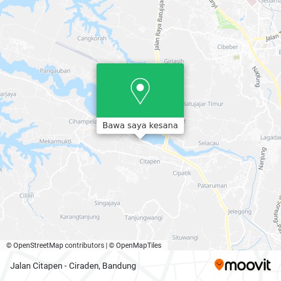 Peta Jalan Citapen - Ciraden