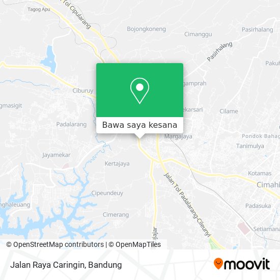 Peta Jalan Raya Caringin