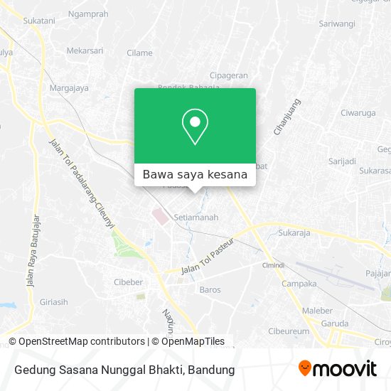 Peta Gedung Sasana Nunggal Bhakti