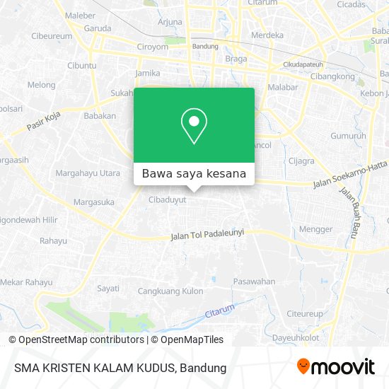 Peta SMA KRISTEN KALAM KUDUS