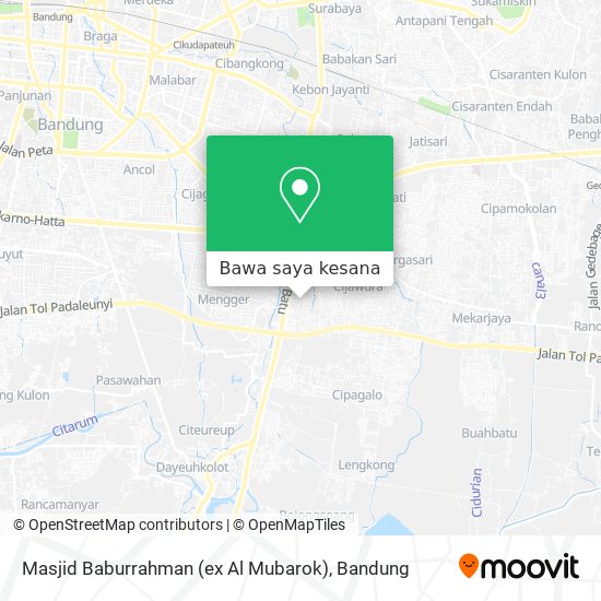 Peta Masjid Baburrahman (ex Al Mubarok)