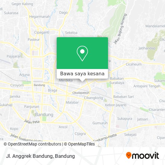 Peta Jl. Anggrek Bandung