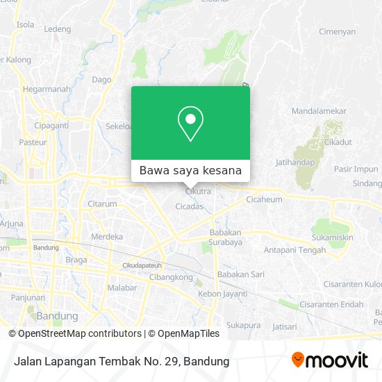Peta Jalan Lapangan Tembak No. 29