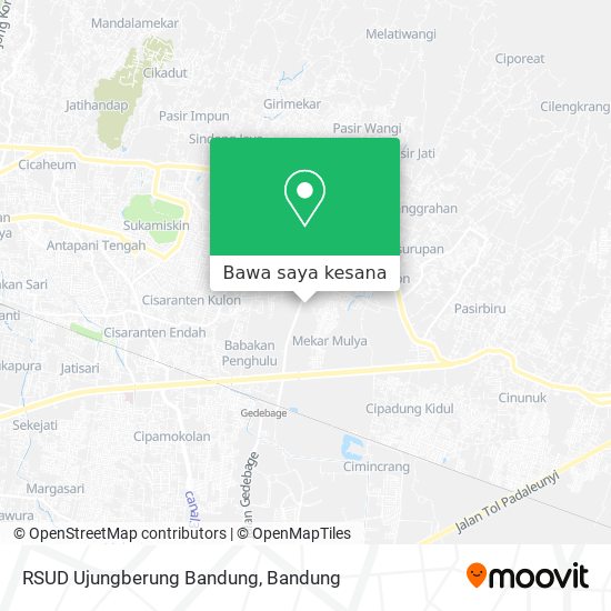 Peta RSUD Ujungberung Bandung