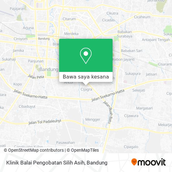 Peta Klinik Balai Pengobatan Silih Asih