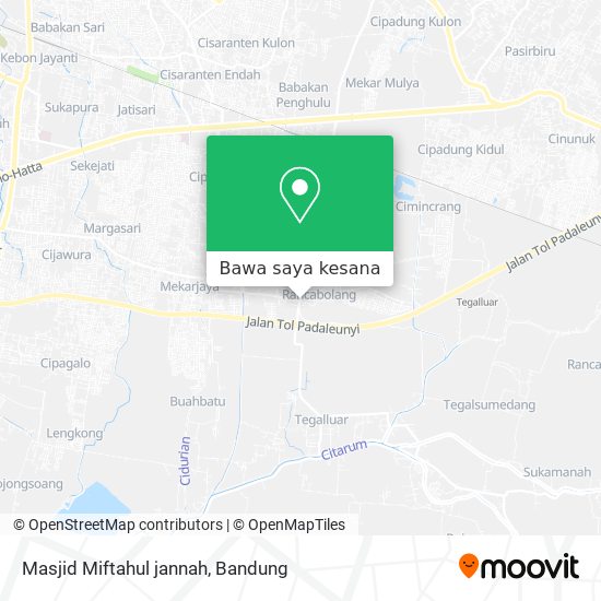 Peta Masjid Miftahul jannah