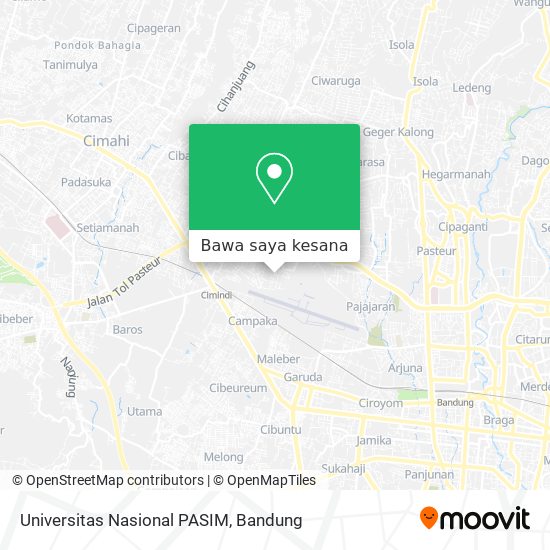 Peta Universitas Nasional PASIM