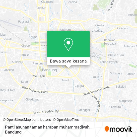 Peta Panti asuhan taman harapan muhammadiyah