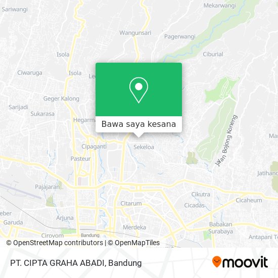 Peta PT. CIPTA GRAHA ABADI